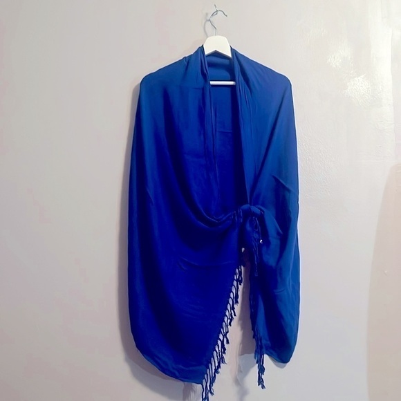 🧣Soft Shawls Wraps Royal blue - Picture 1 of 3